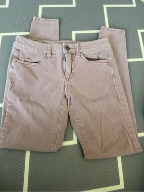 American Eagle Women’s Stretch Slim Jeans in Dusty Mauve